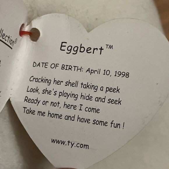 TY Lot Of 5 1990s Retired Bird Beanie Babies Eggbert Jake Mac Kuku Gobbles - Picture 5 of 13